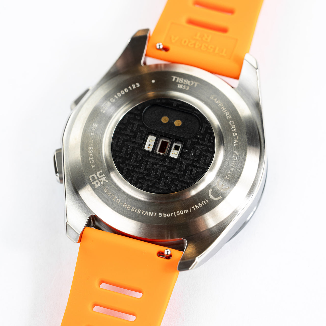 Tissot Men's Solar Smartwatch 44mm T-Touch Connect Sport Orange