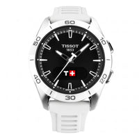 Thumbnail for Tissot Unisex Solar Smartwatch 44mm T-Touch Connect Sport White