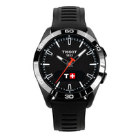 Thumbnail for Tissot Men's Solar Smartwatch 44mm T-Touch Connect Sport Black Rubber
