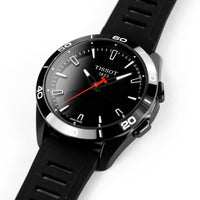 Thumbnail for Tissot Men's Solar Smartwatch 44mm T-Touch Connect Sport Black Rubber