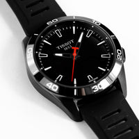 Thumbnail for Tissot Men's Solar Smartwatch 44mm T-Touch Connect Sport Black Rubber
