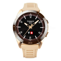 Thumbnail for Tissot Unisex Solar Smartwatch 44mm T-Touch Connect Sport Rose Gold