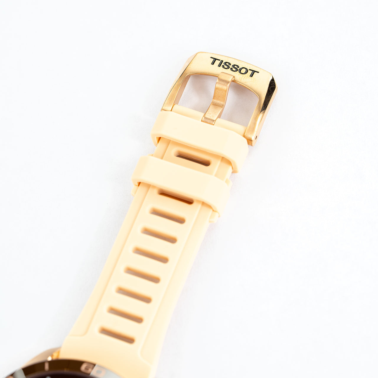 Tissot Unisex Solar Smartwatch 44mm T-Touch Connect Sport Rose Gold