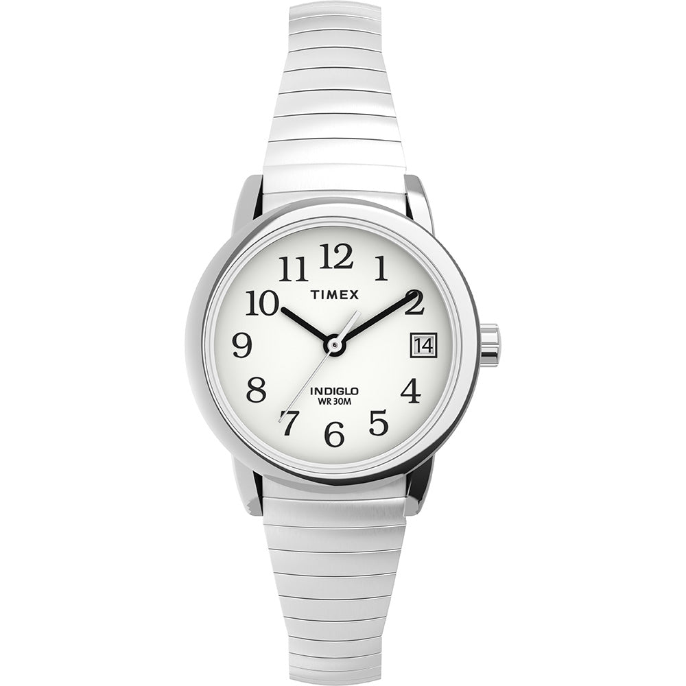 Timex Easy Reader Classic Ladies White Watch T2H371