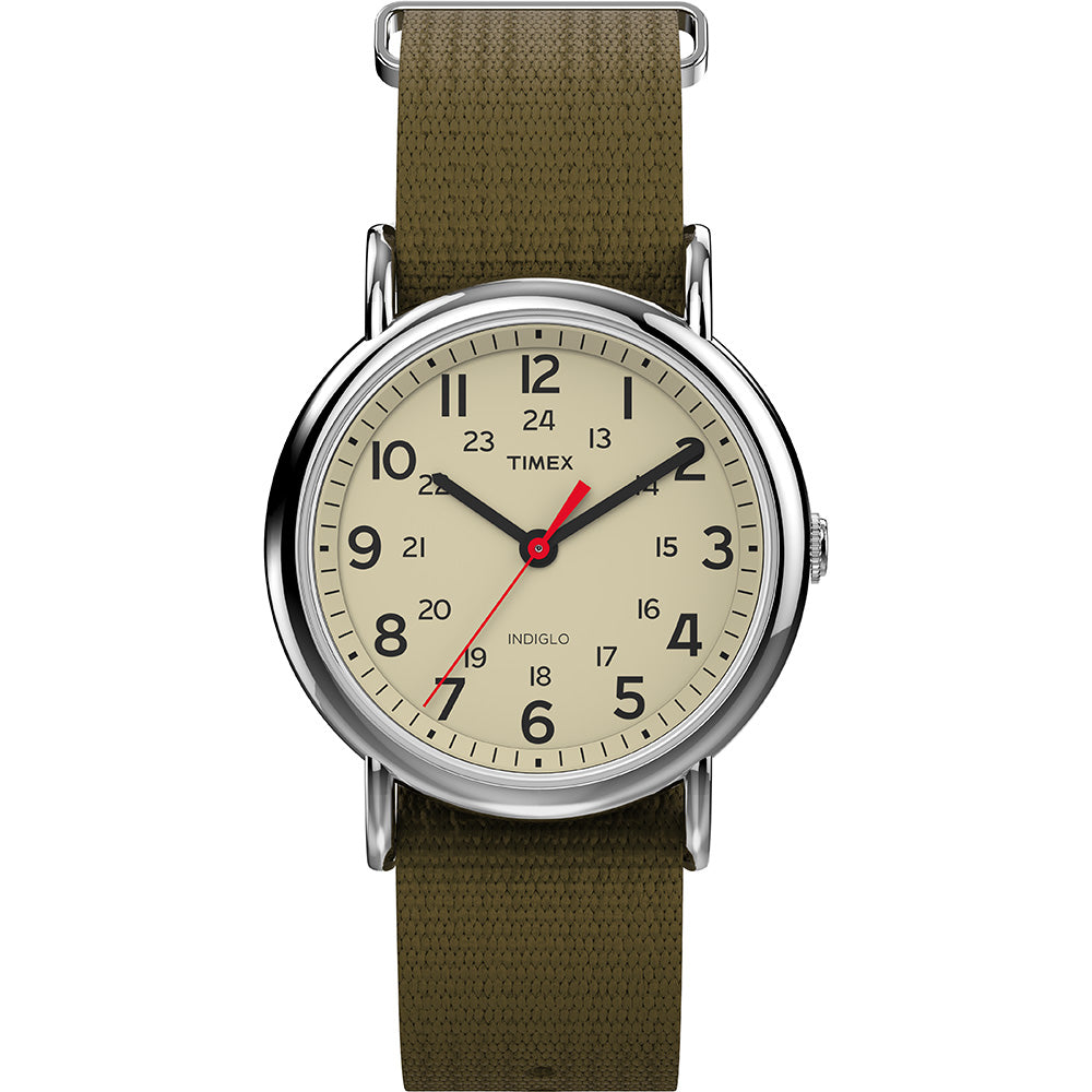Timex Weekender Classic Unisex Cream Watch T2N651