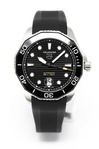 Thumbnail for Tag Heuer Watch Automatic Aquaracer Professional 300 Black Strap WBP201A.FT6197