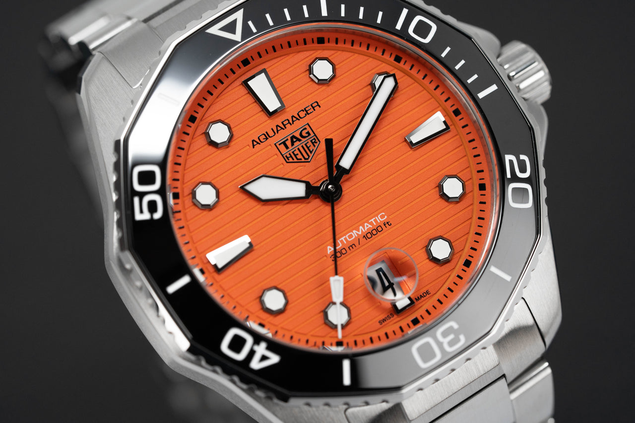 Tag Heuer Watch Automatic Aquaracer Professional 300 Diver Orange WBP201F.BA0632