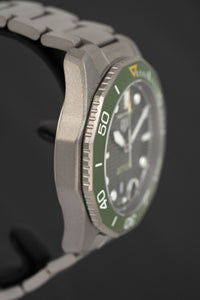 Thumbnail for Tag Heuer Watch Automatic Aquaracer Professional Titanium 300 Green WBP208B.BF0631