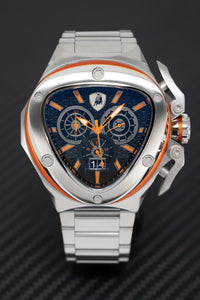 Thumbnail for Tonino Lamborghini Spyder X SS Chronograph Date Steel Orange T9XB-SS-B