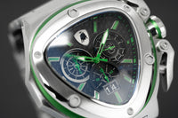 Thumbnail for Tonino Lamborghini Spyder SS Chronograph Date Steel Green T9XF-SS-B