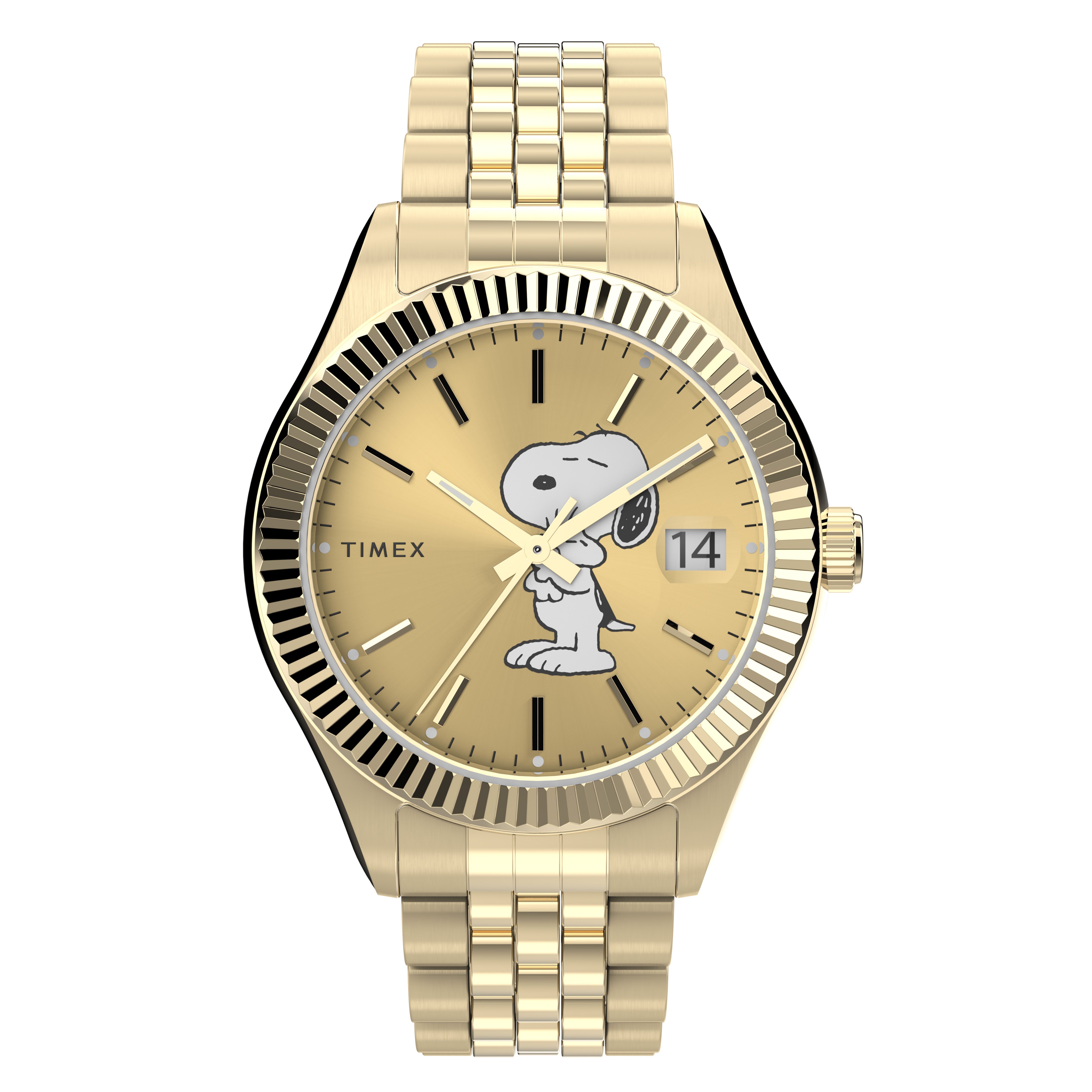 Timex Peanuts Legacy Ladies Gold Watch TW2V47300