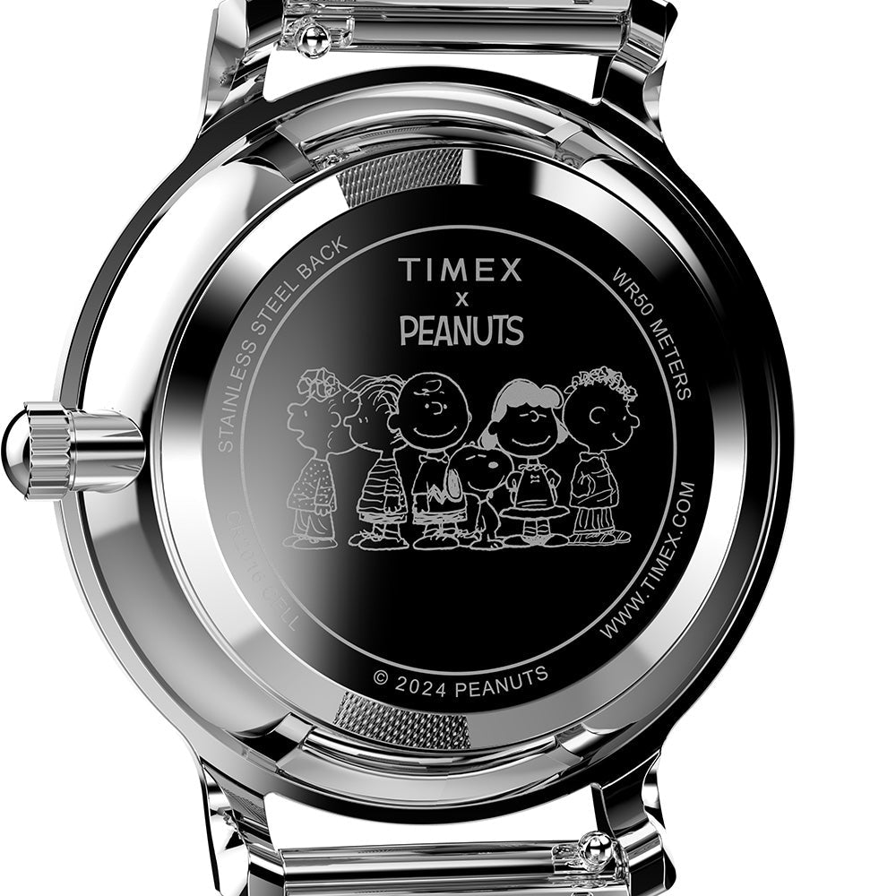 Timex Peanuts Transcend Ladies Silver Watch TW2W46000