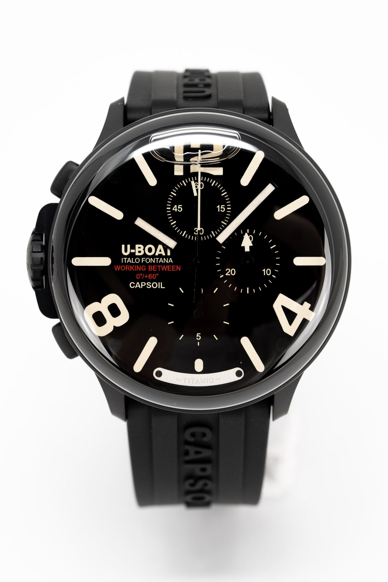 U-Boat Watch Capsoil Chronograph 45 Black 8896