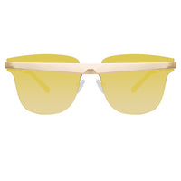 Thumbnail for United Nude x Linda Farrow Gold Mirrored Sunglasses UN2C3SUN