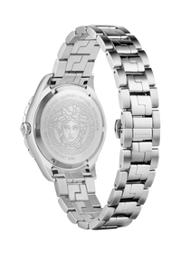 Thumbnail for Versace Men's Watch Hellenyium GMT Black Bracelet V11100017