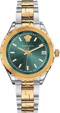 Thumbnail for Versace Ladies Watch Hellenyium Green Two-Tone Gold V12050016