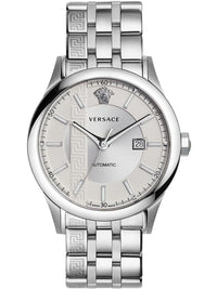 Thumbnail for Versace Men's Watch Aiakos 44mm Automatic White Bracelet V18040017