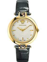 Thumbnail for Versace Ladies Watch Crystal Gleam White Gold VAN060016