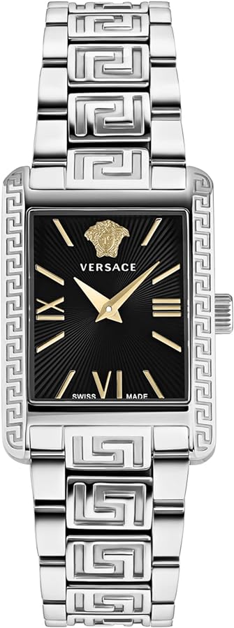 Versace Ladies Watch Tonneau 33mm Black Bracelet VE1C00822
