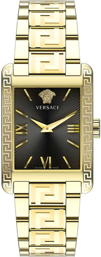 Thumbnail for Versace Ladies Watch Tonneau 33mm Black Gold Bracelet VE1C01122