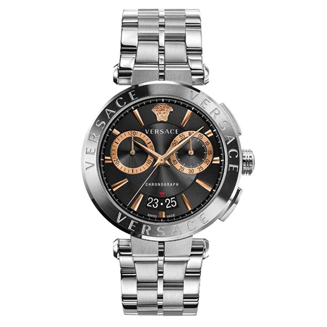 Versace Men's Watch Chronograph Aion Silver VE1D01920