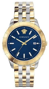 Thumbnail for Versace Men's Watch Univers Blue Two-Tone Bracelet VE2C00421