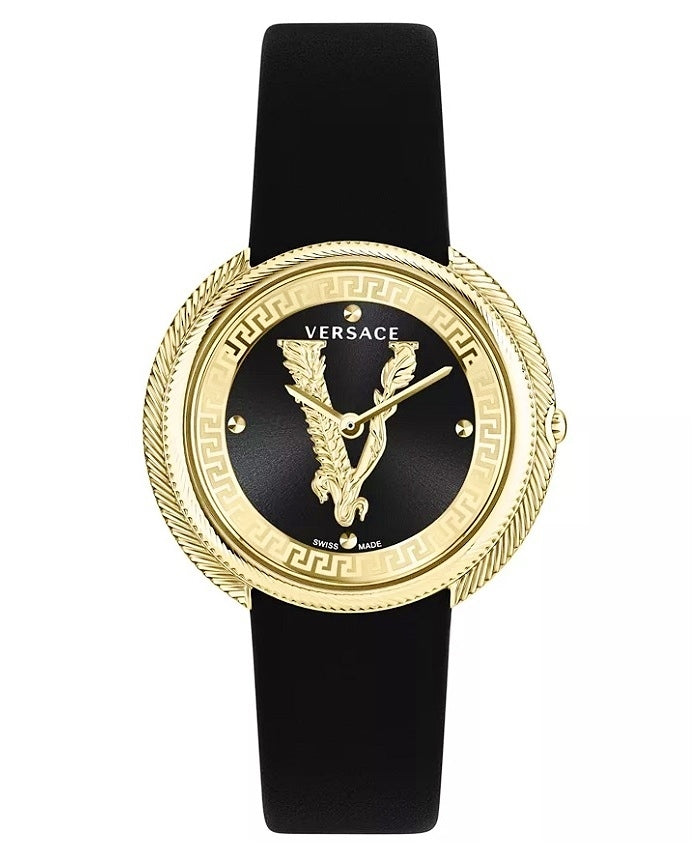 Versace Ladies Watch Thea 38mm Black Gold VE2CA0323