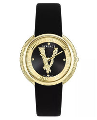 Thumbnail for Versace Ladies Watch Thea 38mm Black Gold VE2CA0323