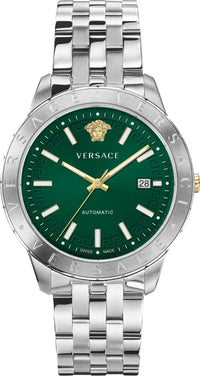 Thumbnail for Versace Men's Watch Univers Automatic Green Bracelet VE2D00321