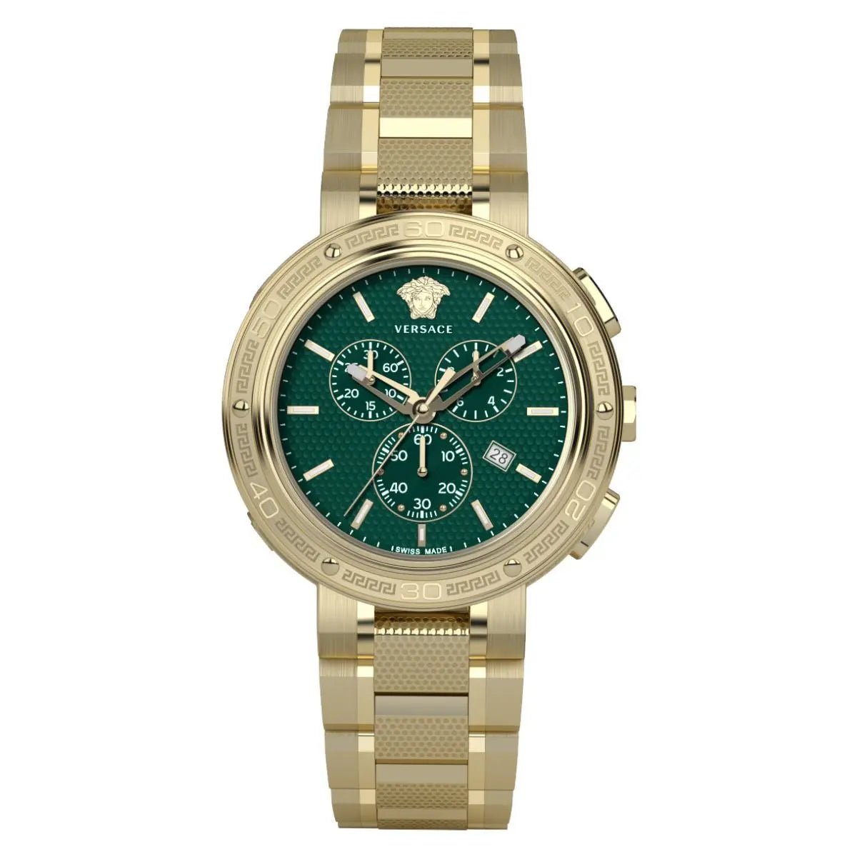 Versace Men's Watch V-Extreme Pro 46mm Green Bracelet VE2H00521