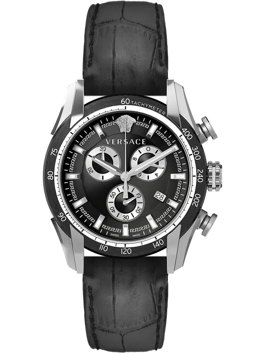 Versace Men's Watch V-Ray 44mm Black VE2I00721