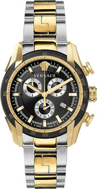 Thumbnail for Versace Men's Watch V-Ray 44mm Black Two-Tone Bracelet VE2I00421