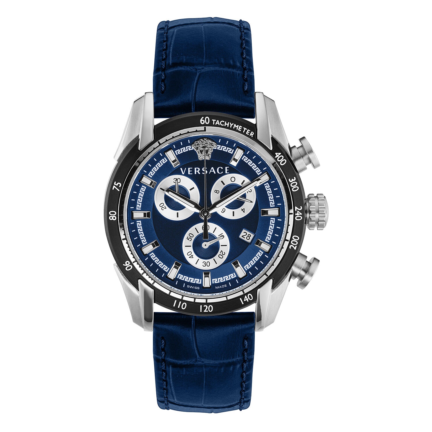 Versace Men's Watch V-Ray 44mm Blue VE2I00721
