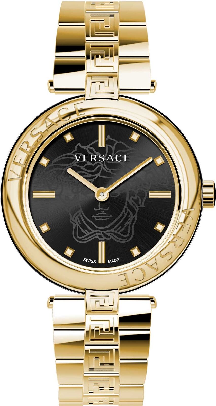 Versace Ladies Watch New Lady 38mm Gold Bracelet VE2J00721