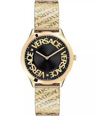Thumbnail for Versace Ladies Watch Logo Halo Gold Milanese Bracelet VE2O00522