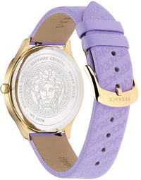 Thumbnail for Versace Ladies Watch Logo Halo Purple VE2O00722
