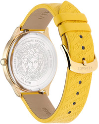 Thumbnail for Versace Ladies Watch Logo Halo Yellow VE2O00822
