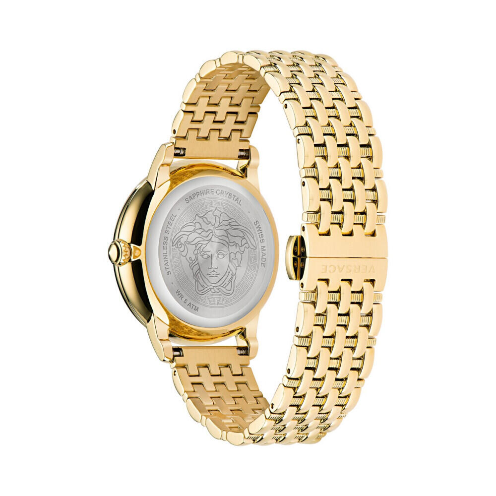 Versace Ladies Watch La Medusa Diamond Gold Bracelet VE2R00822