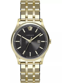 Thumbnail for Versace Men's Watch Aiakos 44mm Black Gold Bracelet VE4A00820