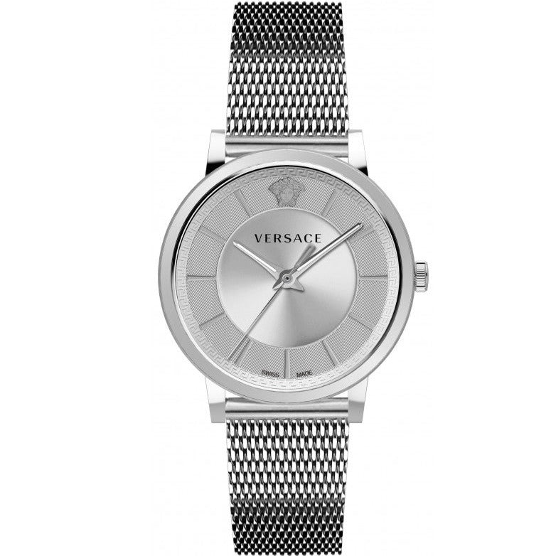 Versace Men's Watch V-Circle Silver Bracelet VE5A00420