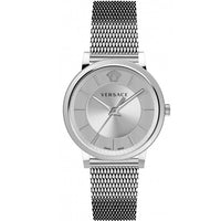 Thumbnail for Versace Men's Watch V-Circle Silver Bracelet VE5A00420