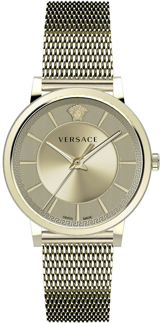 Versace Men's Watch V-Circle Gold Bracelet VE5A00720