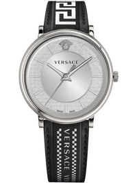 Thumbnail for Versace Men's Watch V-Circle Silver Black VE5A01021
