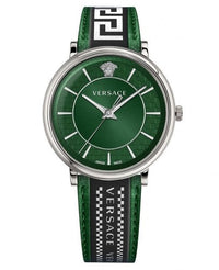 Thumbnail for Versace Men's Watch V-Circle Dark Green VE5A01221