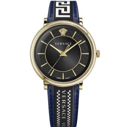 Versace Men's Watch V-Circle Blue Gold VE5A01521
