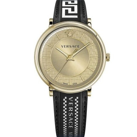 Versace Men's Watch V-Circle Gold Black VE5A02121
