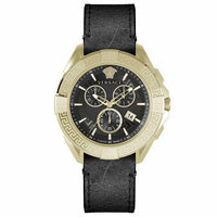Thumbnail for Versace Men's Watch Chrono Sporty 46mm Black Gold VE5CA0323
