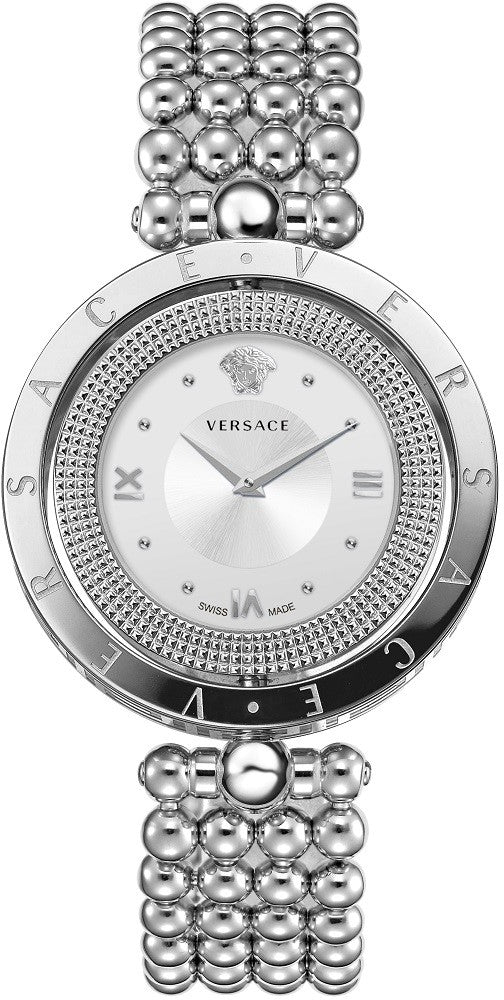 Versace Ladies Watch Eon 34mm Silver Bracelet VE7901423