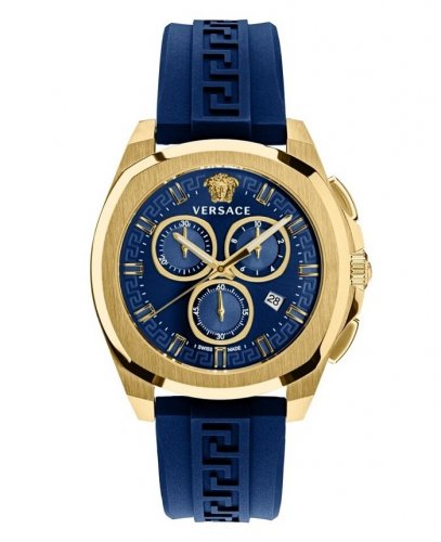 Versace Men's Watch Chrono Geo 43mm Blue VE7CA0323