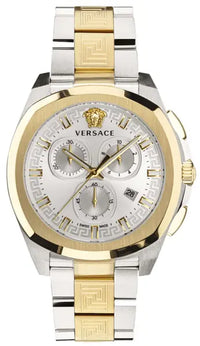 Thumbnail for Versace Men's Watch Chrono Geo 43mm White Bracelet VE7CA0823